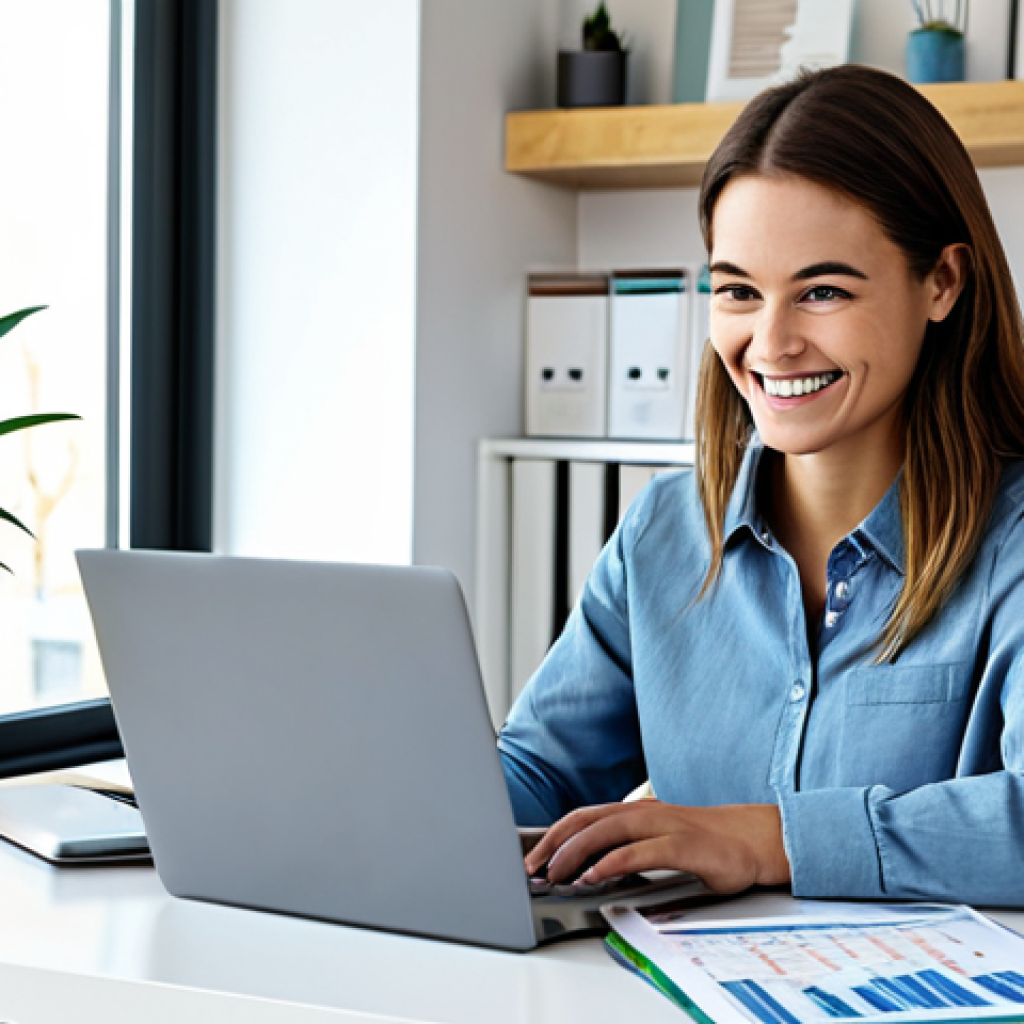Budgeting Success**

Prompt: A young, professional woman smiling confidently as she reviews a colorful budget spreadsheet on her laptop in a bright, modern apartment.  She's holding a cup of coffee.  Plants are visible in the background.  The overall tone is positive and empowering.  Emphasis on organization and achieving financial goals in a family-friendly and professional manner. Safe for work. Appropriate content. Fully clothed.  Perfect anatomy. Natural proportions.  High quality, realistic rendering.

**